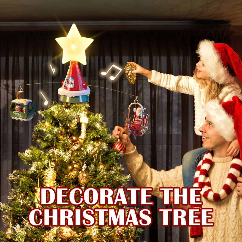 Christmas Tree Top Rotating Ca - Outdoor Power For Christmas Lights recension och pris