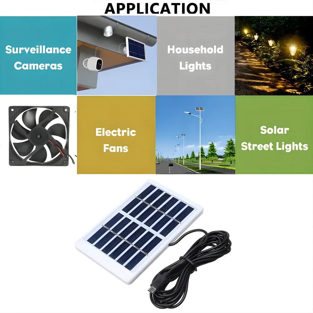 12W 6V Mini Solar Panel USB Mo - Outdoor Power Module recension och pris