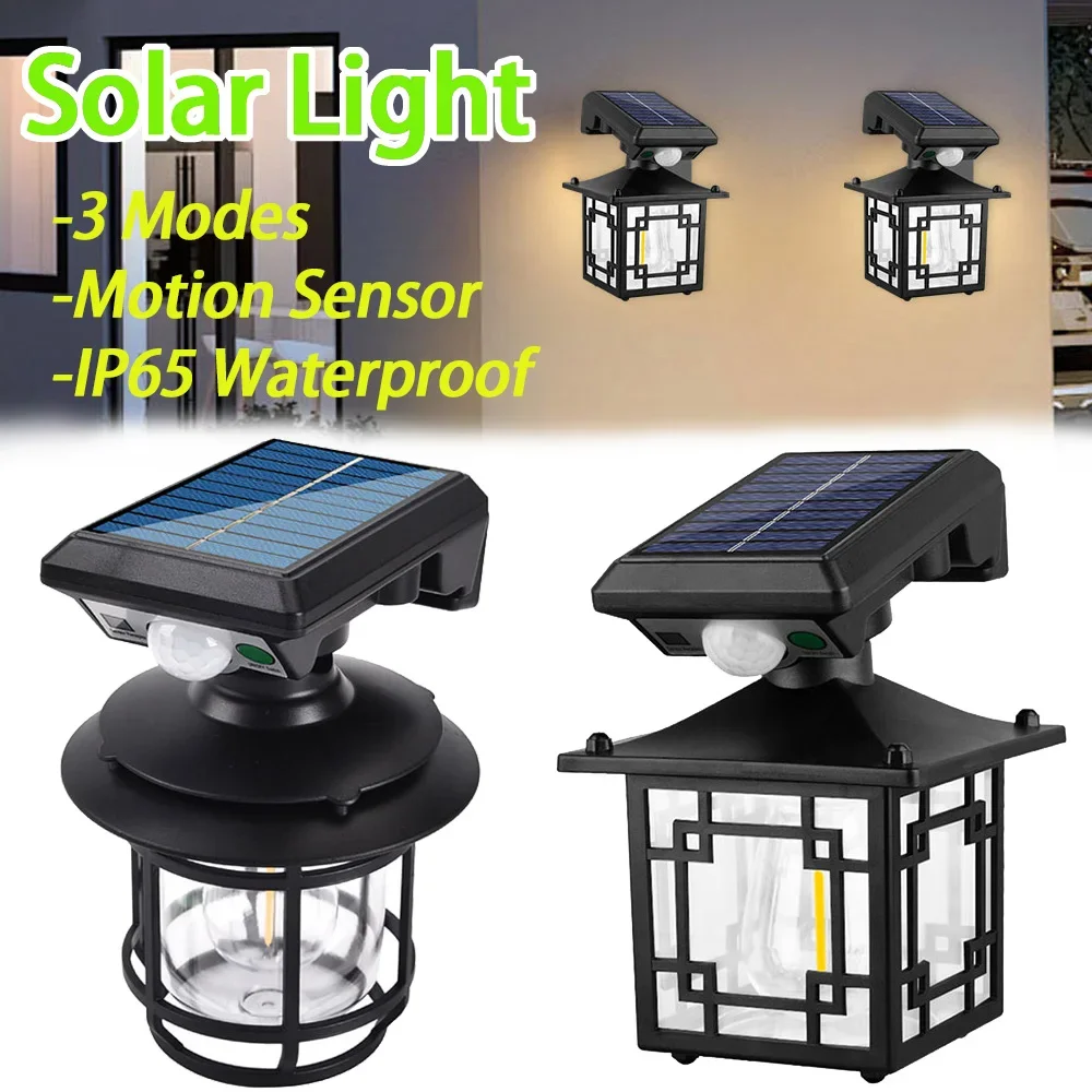 Retro Solar Outdoor Wall Lamp  - Outdoor Power Outlet Weatherproof recension och pris