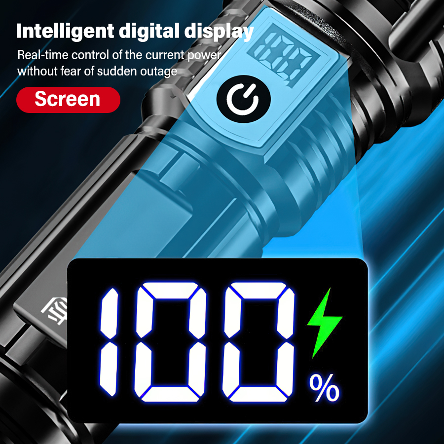 High Power 200000LM LED Flashl - Outdoor Power Reno recension och pris