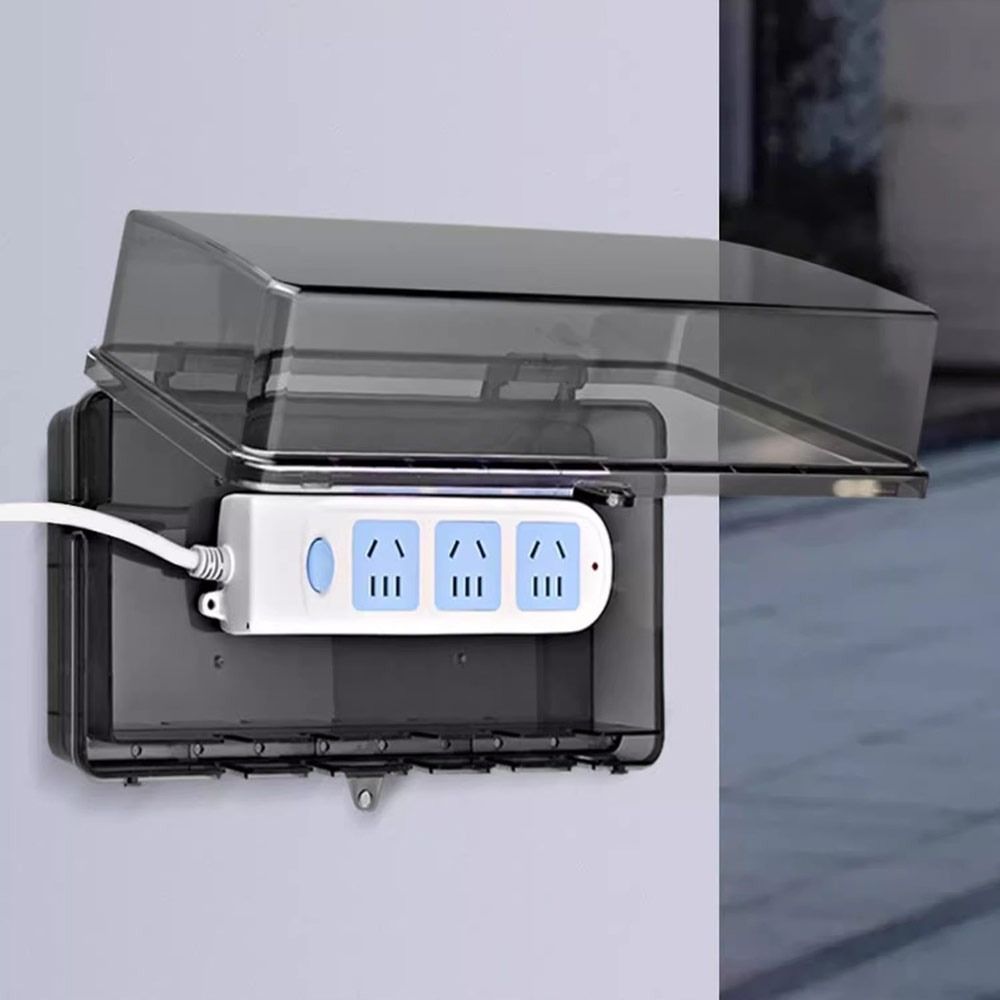Durable Plastic Plug Box Water - Outdoor Power Outlet Weatherproof recension och pris