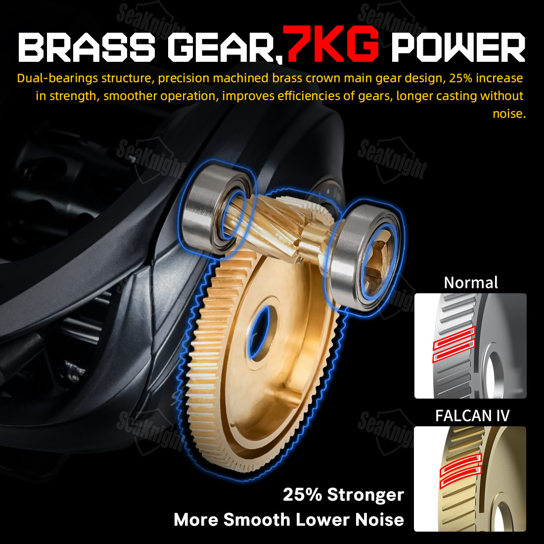 SeaKnight Brand FALCAN IV DC 8 - Outdoor Power Reel recension och pris