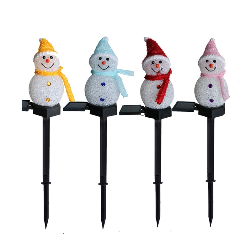 LED Snowman Solar Garden Light - Outdoor Power For Christmas Lights recension och pris