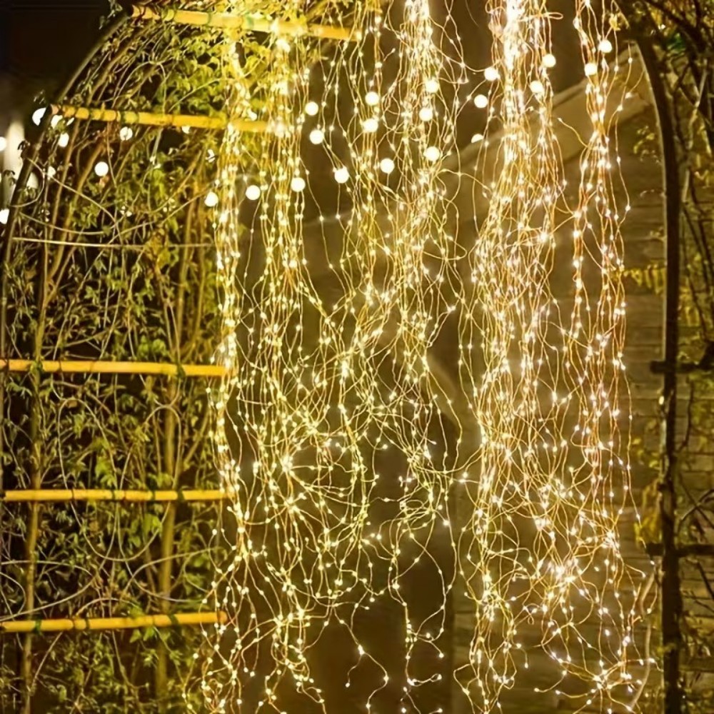 3M600LED Solar Powered Willow  - Outdoor Power For Christmas Lights recension och pris