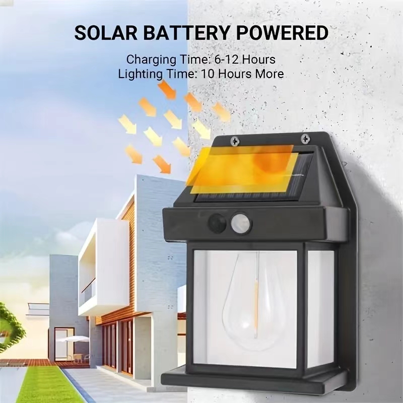 Solar House Lights Outdoor Gar - Outdoor Power Outlet Weatherproof recension och pris