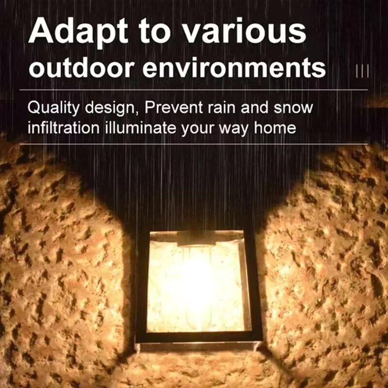 Solar House Lights Outdoor Gar - Outdoor Power Outlet Weatherproof recension och pris