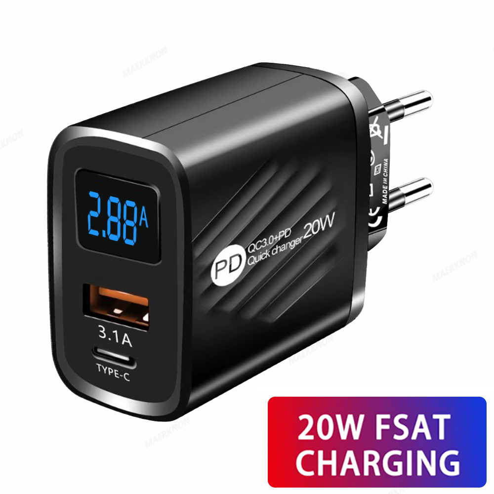 PD 20W USB C Charger Fast Char - Outdoor Usb Power Adapter recension och pris