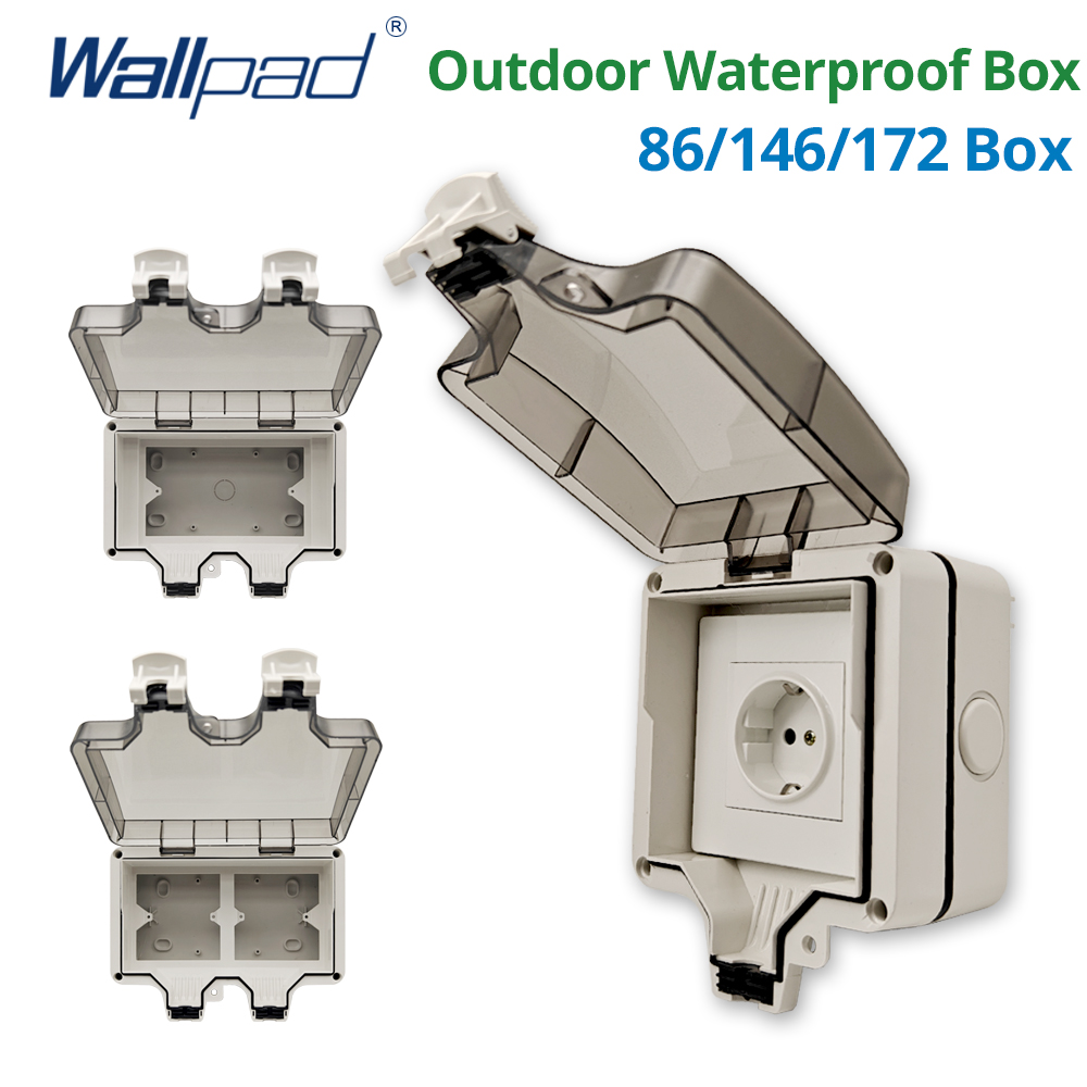 Wallpad IP66 Dustproof Waterpr - Outdoor Power Outlet Weatherproof recension och pris