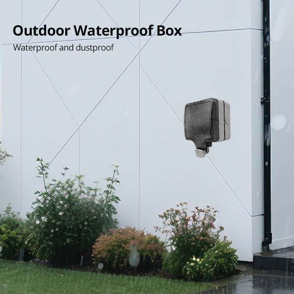 Wallpad IP66 Dustproof Waterpr - Outdoor Power Outlet Weatherproof recension och pris