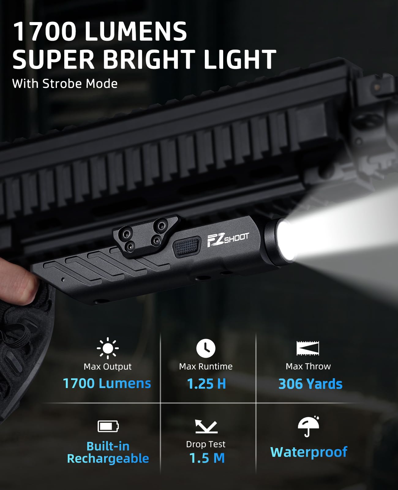 EZshoot 1700 Lumens Flashlight - Outdoor Power Reno recension och pris
