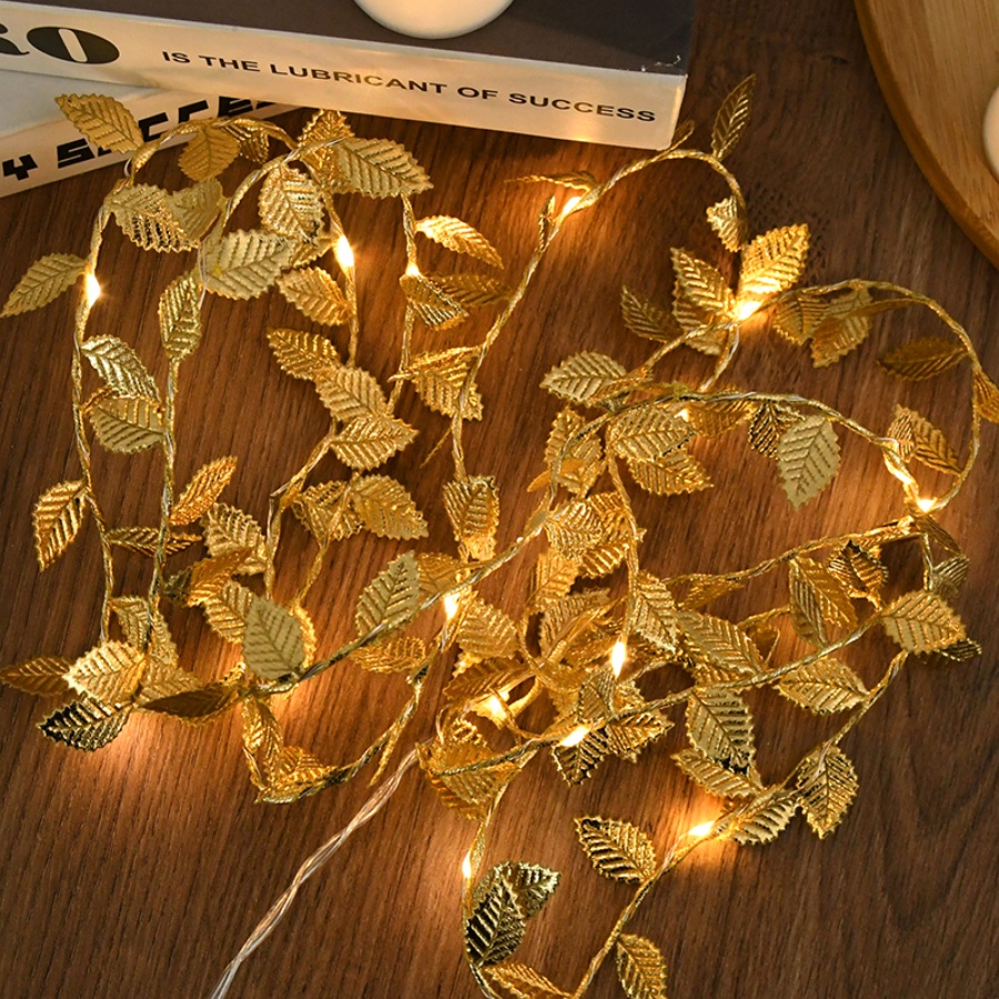 Golden Leaf Rattan Copper Wire - Outdoor Power For Wedding recension och pris