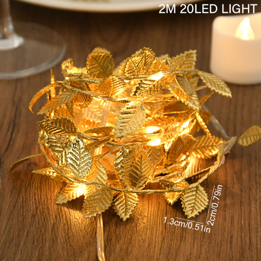 Golden Leaf Rattan Copper Wire - Outdoor Power For Wedding recension och pris