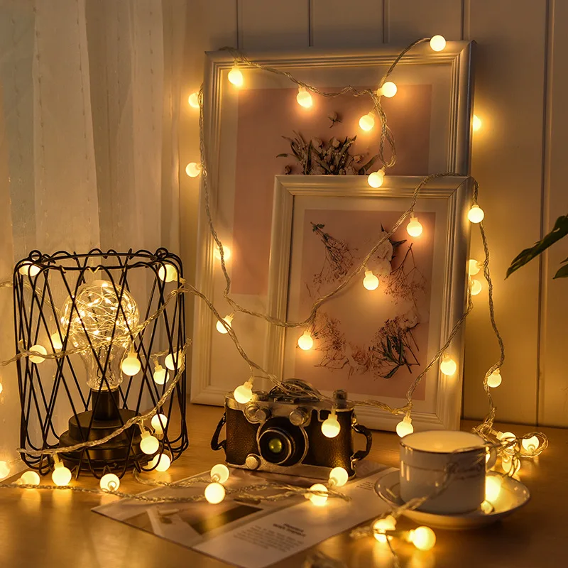 10M USB/Battery Power Ball LED - Outdoor Power For Wedding recension och pris