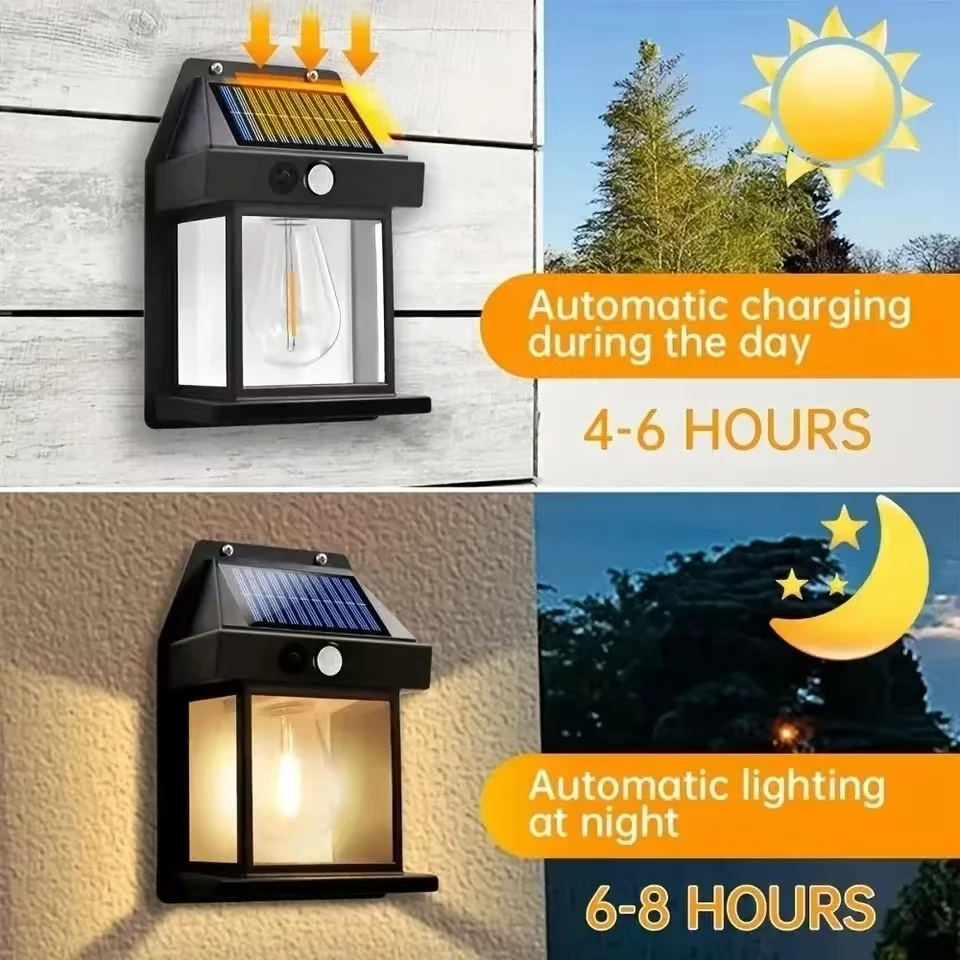 Outdoor Solar Tungsten Wall Li - Outdoor Power Outlet Weatherproof recension och pris