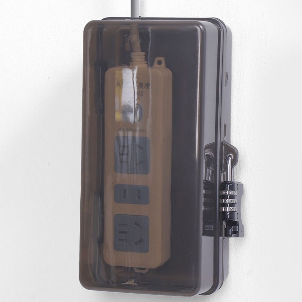 Durable Plastic Plug Box Anti- - Outdoor Power Outlet Weatherproof recension och pris