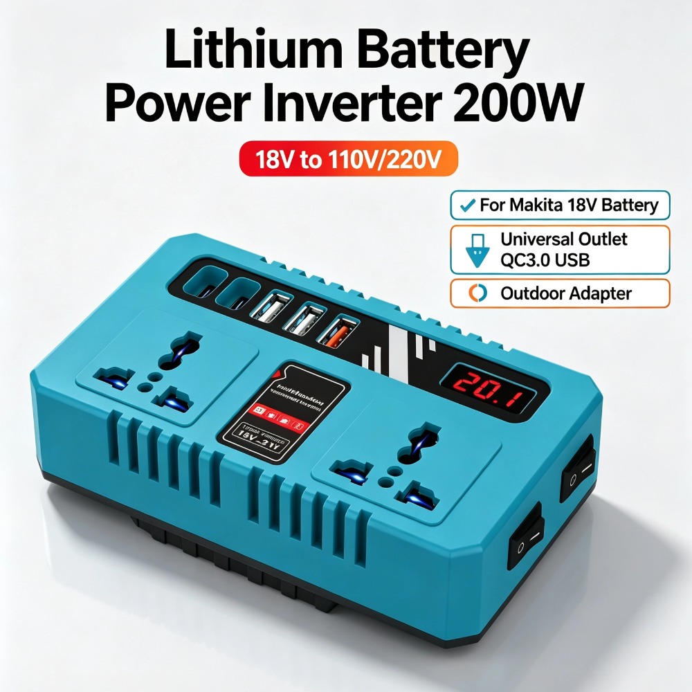 Lithium Battery Power Inverter - Outdoor Usb Power Adapter recension och pris