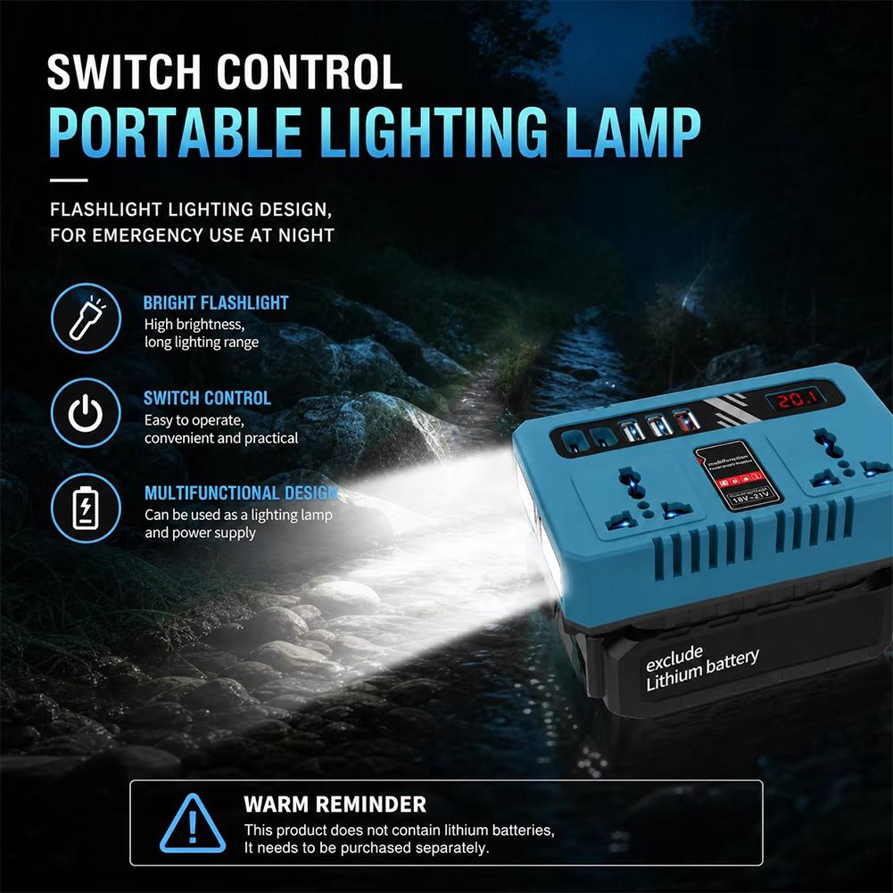 Lithium Battery Power Inverter - Outdoor Usb Power Adapter recension och pris