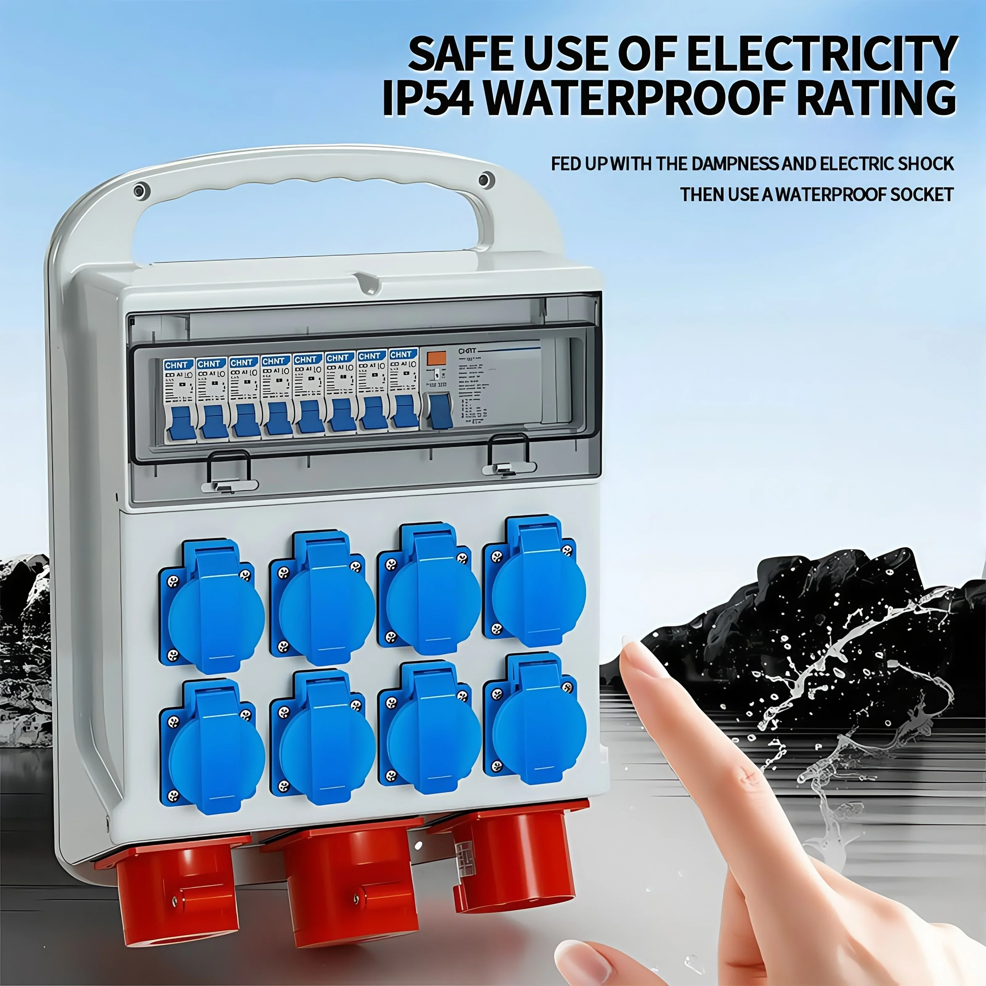 IP54 16A Waterproof Industrial - Outdoor Power Module recension och pris