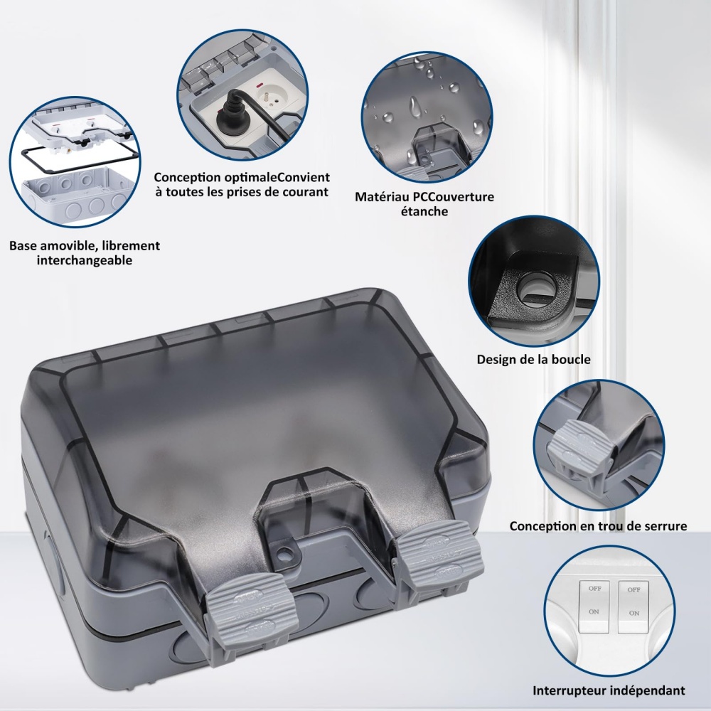 EIOMR France IP66 Weatherproof - Outdoor Usb Power Adapter recension och pris