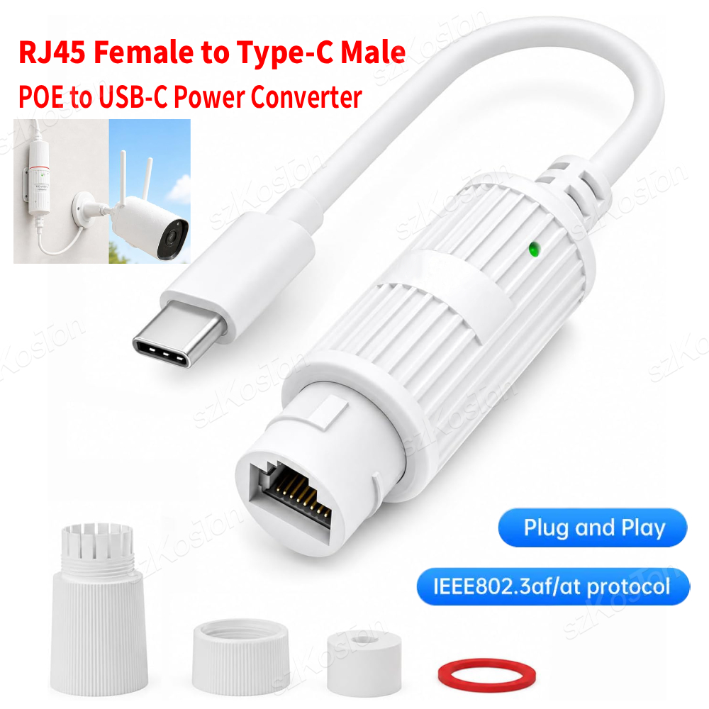 POE to USB-C Power Converter R - Outdoor Usb Power Adapter recension och pris