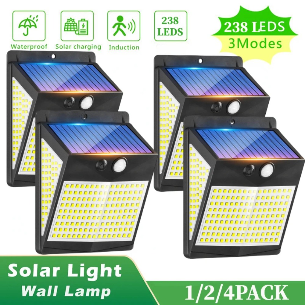 238 Led Solar Lights Outdoor G - Outdoor Power Outlet Weatherproof recension och pris
