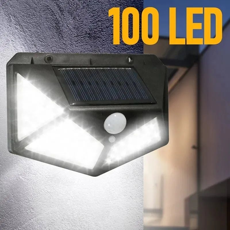 1/2/4/6Pcs 100 LED Wall Lights - Outdoor Power Outlet Weatherproof recension och pris