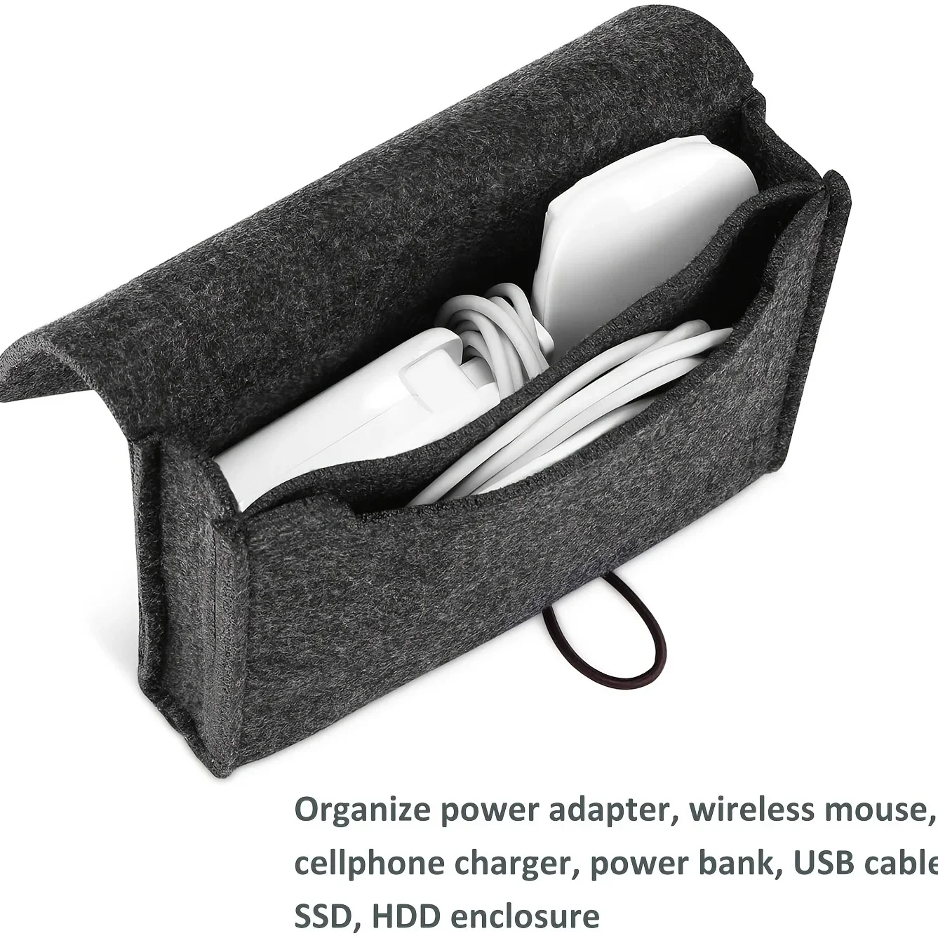 Portable Felt Cable Organizer  - Outdoor Usb Power Adapter recension och pris