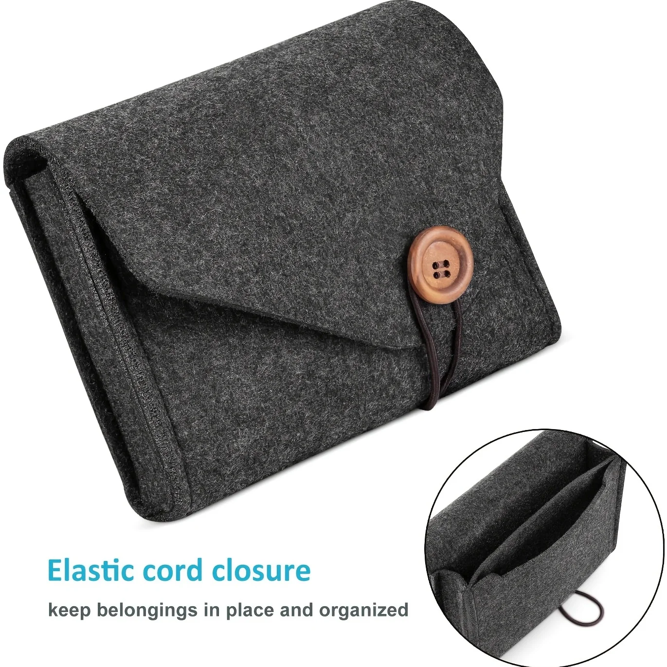 Portable Felt Cable Organizer  - Outdoor Usb Power Adapter recension och pris