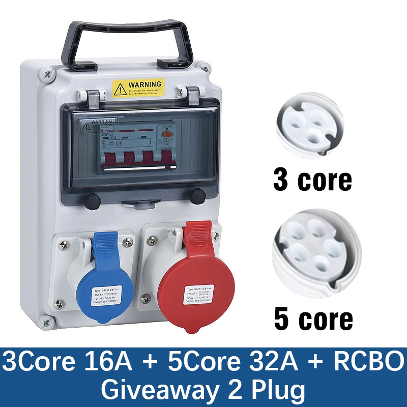 Waterproof Industrial Socket B - Outdoor Power Outlet Weatherproof recension och pris
