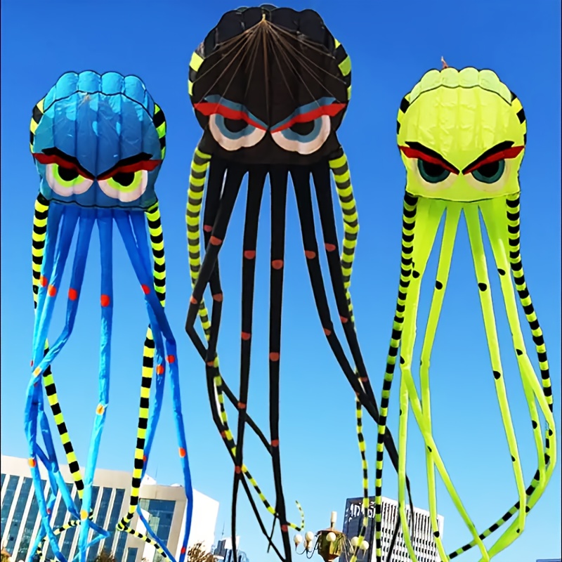 3D 8-Meter Octopus Kite Large  - Outdoor Power Reel recension och pris
