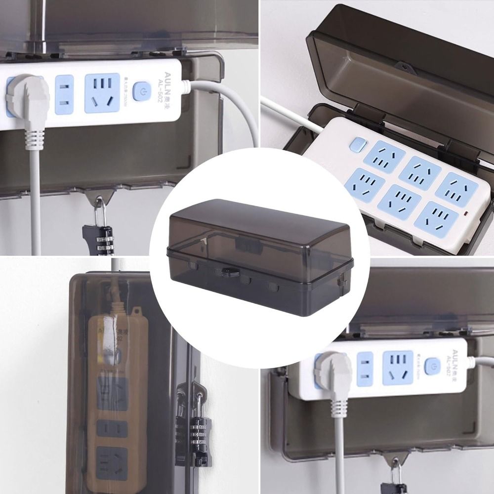 Portable Plastic Plug Box Anti - Outdoor Power Outlet Weatherproof recension och pris