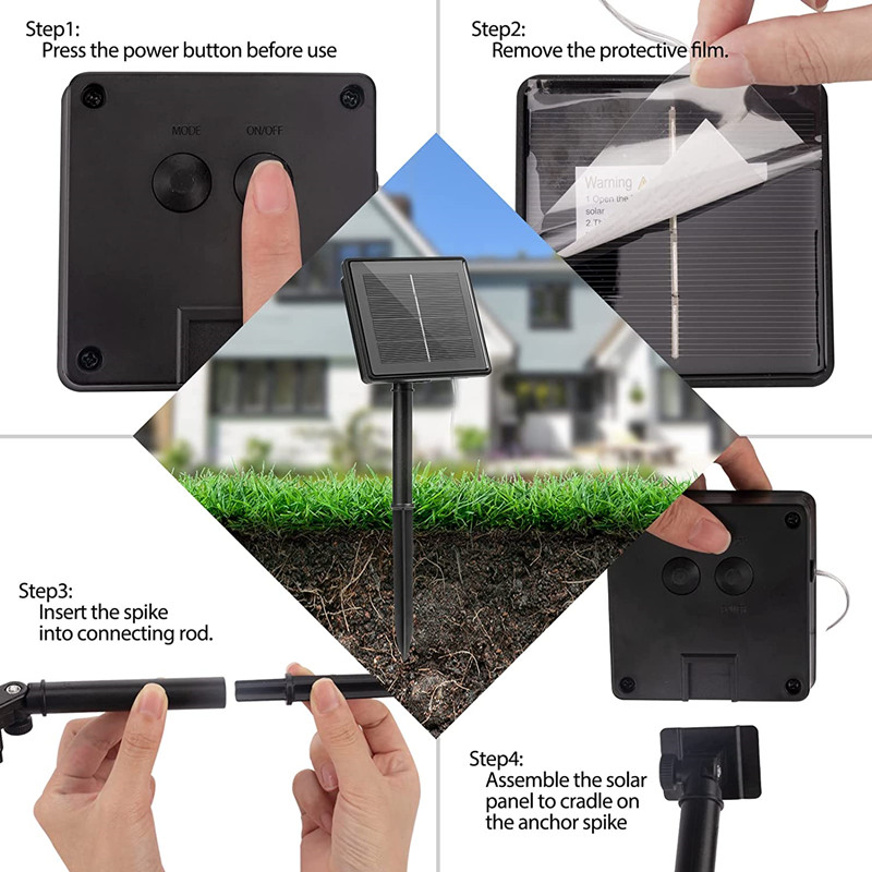 Solar String Light Outdoor Wat - Outdoor Power For Christmas Lights recension och pris