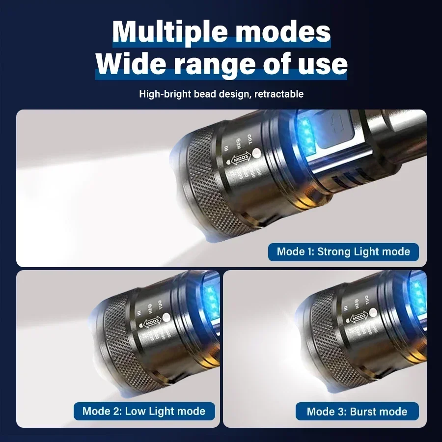 Tactical LED Flashlight 2000LM - Outdoor Power Reno recension och pris