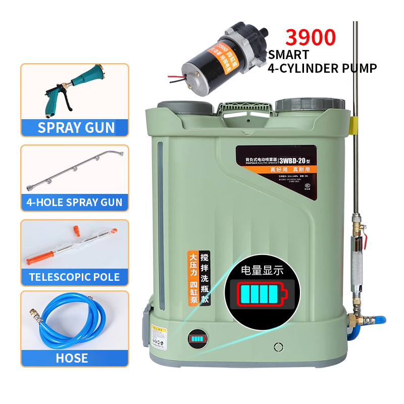 Four-cylinder Pump Agricultura - Electric Sprayer Backpack recension och pris
