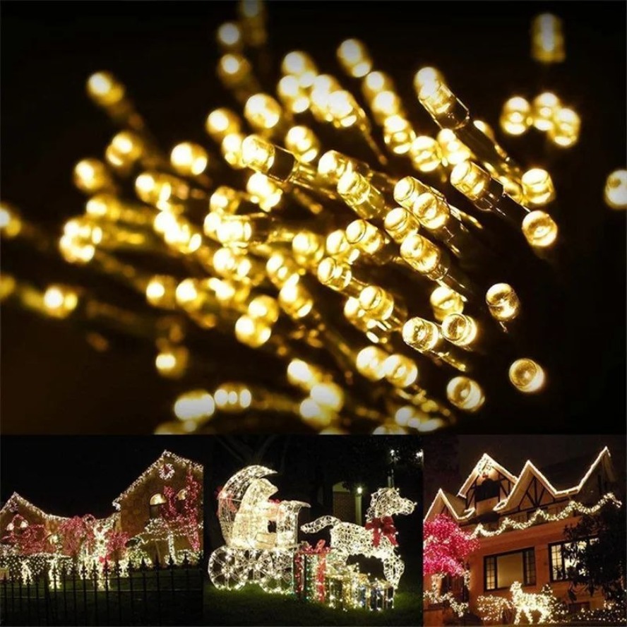 32m 22m 8 Modes LED Solar Stri - Outdoor Power For Christmas Lights recension och pris