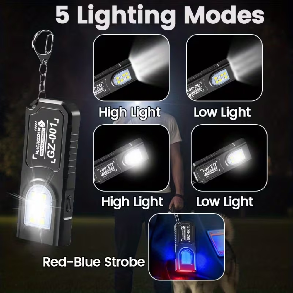 Mini COB LED Keychain Flashlig - Outdoor Power Reno recension och pris