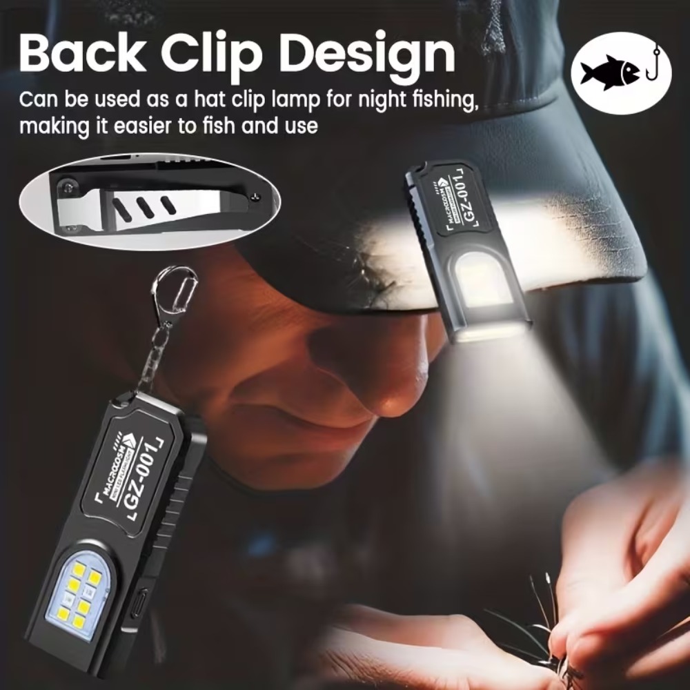 Mini COB LED Keychain Flashlig - Outdoor Power Reno recension och pris
